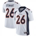 Wholesale Cheap Nike Broncos #26 Darian Stewart White Men's Stitched NFL Vapor Untouchable Limited Jersey