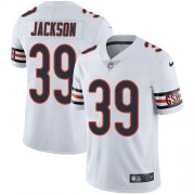 Wholesale Cheap Nike Bears #39 Eddie Jackson White Youth Stitched NFL Vapor Untouchable Limited Jersey