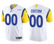 Wholesale Cheap Men's Los Angeles Rams Active Player Custom 2021 White Vapor Untouchable Limited Alternate Stitched NFL Jersey