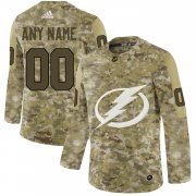 Wholesale Cheap Men's Adidas Lightning Personalized Camo Authentic NHL Jersey