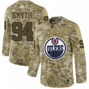Wholesale Cheap Adidas Oilers #94 Ryan Smyth Camo Authentic Stitched NHL Jersey