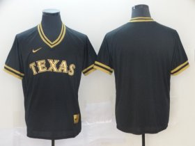 Wholesale Cheap Men Texas Rangers Blank Black Game Nike MLB Jerseys