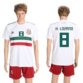 Wholesale Cheap Mexico #8 H.Lozano Away Soccer Country Jersey