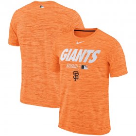 Wholesale Cheap San Francisco Giants Nike Authentic Collection Velocity Team Issue Performance T-Shirt Orange