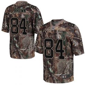 Wholesale Cheap Nike Steelers #84 Antonio Brown Camo Men\'s Stitched NFL Realtree Elite Jersey