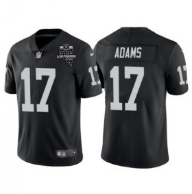 Wholesale Cheap Men\'s Las Vegas Raiders #17 Davante Adams Black With 2020 Inaugural Season Patch Vapor Limited Stitched Jersey