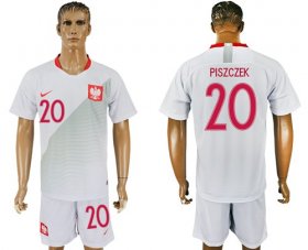 Wholesale Cheap Poland #20 Piszczek Home Soccer Country Jersey