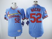 Wholesale Cheap Men's St.Louis Cardinals #52 Michael Wacha Light Blue Cooperstown Collection Flexbase Stitched MLB Jersey