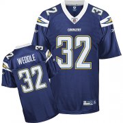 Wholesale Cheap Chargers #32 Eric Weddle Navy Blue Stitched NFL Jersey