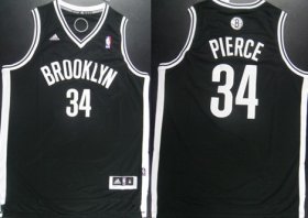 Wholesale Cheap Brooklyn Nets #34 Paul Pierce Revolution 30 Swingman Black Jersey