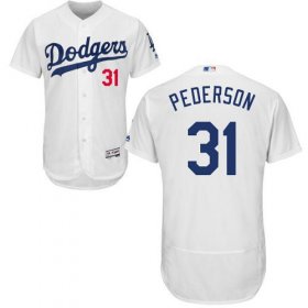 Wholesale Cheap Dodgers #31 Joc Pederson White Flexbase Authentic Collection Stitched MLB Jersey