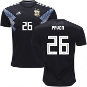 Wholesale Cheap Argentina #26 Pavon Away Kid Soccer Country Jersey