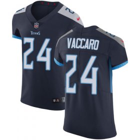 Wholesale Cheap Nike Titans #24 Kenny Vaccaro Navy Blue Team Color Men\'s Stitched NFL Vapor Untouchable Elite Jersey