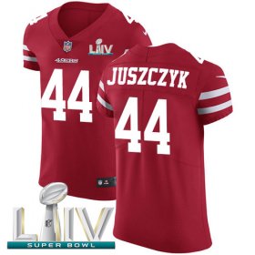 Wholesale Cheap Nike 49ers #44 Kyle Juszczyk Red Super Bowl LIV 2020 Team Color Men\'s Stitched NFL Vapor Untouchable Elite Jersey