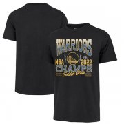 Wholesale Cheap Men's Golden State Warriors 2021-2022 Black NBA Finals Champions Franklin T-Shirt