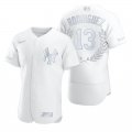 Wholesale Cheap Men's New York Yankees #13 Alex Rodriguez White Nike Flexbase Fashion Jersey