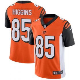 Wholesale Cheap Nike Bengals #85 Tee Higgins Orange Alternate Men\'s Stitched NFL Vapor Untouchable Limited Jersey