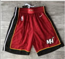 Wholesale Cheap Nike Miami Heat Red Short