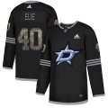 Wholesale Cheap Adidas Stars #40 Remi Elie Black Authentic Classic Stitched NHL Jersey