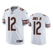 Wholesale Cheap Men's Chicago Bears #12 Velus Jones Jr. White Vapor untouchable Limited Stitched Jersey