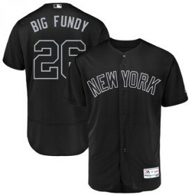 Wholesale Cheap New York Yankees #26 DJ LeMahieu Big Fundy Majestic 2019 Players\' Weekend Flex Base Authentic Player Jersey Black