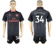 Wholesale Cheap Arsenal #34 Coquelin Sec Away Soccer Club Jersey