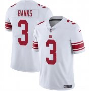 Cheap Men's New York Giants #3 Deonte Banks White Vapor Untouchable Limited Football Stitched Jersey