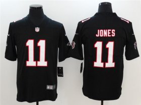 Cheap Men\'s Atlanta Falcons #11 Julio Jones Red 2020 Team Big Logo Limited Stitched Jersey