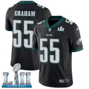 Wholesale Cheap Nike Eagles #55 Brandon Graham Black Alternate Super Bowl LII Men's Stitched NFL Vapor Untouchable Limited Jersey