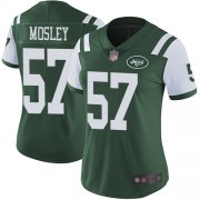 Wholesale Cheap Nike Jets #57 C.J. Mosley Green Team Color Women's Stitched NFL Vapor Untouchable Limited Jersey