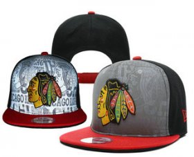 Wholesale Cheap Chicago Blackhawks Snapback Ajustable Cap Hat YD 5