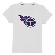 Wholesale Cheap Tennessee Titans Sideline Legend Authentic Logo Youth T-Shirt White