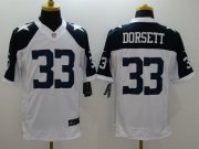 Wholesale Cheap Nike Cowboys #33 Tony Dorsett White Thanksgiving Throwback Men's Stitched NFL Limited Jersey