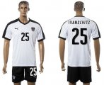 Wholesale Cheap Austria #25 Ivanschitz White Away Soccer Country Jersey