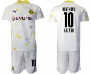 Wholesale Cheap Men 2020-2021 club Dortmund Second away 10 white Soccer Jerseys