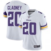 Wholesale Cheap Nike Vikings #20 Jeff Gladney White Men's Stitched NFL Vapor Untouchable Limited Jersey