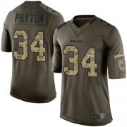Wholesale Cheap Nike Bears #34 Walter Payton Green Men's Stitched NFL Limited 2015 Salute to Service Jersey