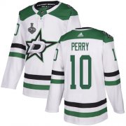 Cheap Adidas Stars #10 Corey Perry White Road Authentic Youth 2020 Stanley Cup Final Stitched NHL Jersey