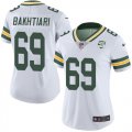 Wholesale Cheap Nike Packers #69 David Bakhtiari White Women's 100th Season Stitched NFL Vapor Untouchable Limited Jersey