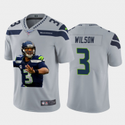 Cheap Seattle Seahawks #3 Russell Wilson Nike Team Hero 1 Vapor Limited NFL Jersey Grey
