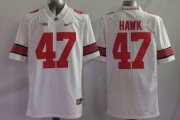 Wholesale Cheap Ohio State Buckeyes #47 A. J. Hawk 2014 White Limited Jersey
