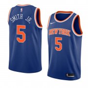 Wholesale Cheap Nike Knicks #5 Dennis Smith Jr.NBA Swingman Blue Icon Edition Jersey