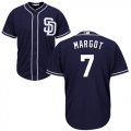 Wholesale Cheap Padres #7 Manuel Margot Navy Blue New Cool Base Stitched MLB Jersey