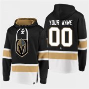 Wholesale Cheap Men's Vegas Golden Knights Active Player Custom Black All Stitched Sweatshirt Hoodie