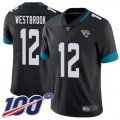 Wholesale Cheap Nike Jaguars #12 Dede Westbrook Black Team Color Men's Stitched NFL 100th Season Vapor Limited Jersey