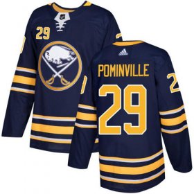 Wholesale Cheap Adidas Sabres #29 Jason Pominville Navy Blue Home Authentic Youth Stitched NHL Jersey