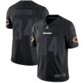 Wholesale Cheap Nike Bears #34 Walter Payton Black Men's Stitched NFL Limited Rush Impact Jersey