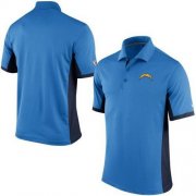 Wholesale Cheap Men's Nike NFL Los Angeles Chargers Powder Blue Team Issue Performance Polo