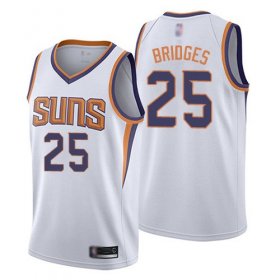Wholesale Cheap Men\'s Phoenix Suns #25 Mikal Bridges White Authentic Statement Edition Basketball Jersey