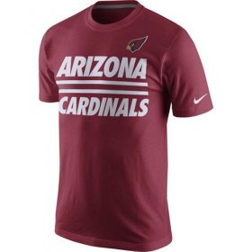 Wholesale Cheap Arizona Cardinals Nike Team Stripe T-Shirt Red